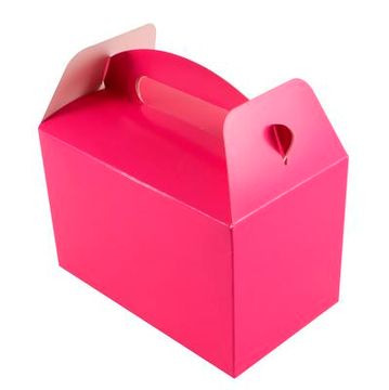 Oaktree Party Box 100mm x 154mm x 92mm 6pcs Fuchsia No.28 - Partyware